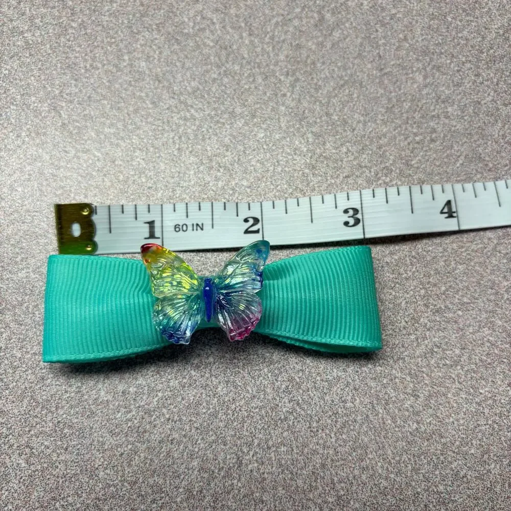 Handmade Hair Accessory Set Sunflower Butterfly Tulle 3 Piece